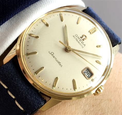 omega seamaster 18k gold price|omega 18k gold watch vintage.